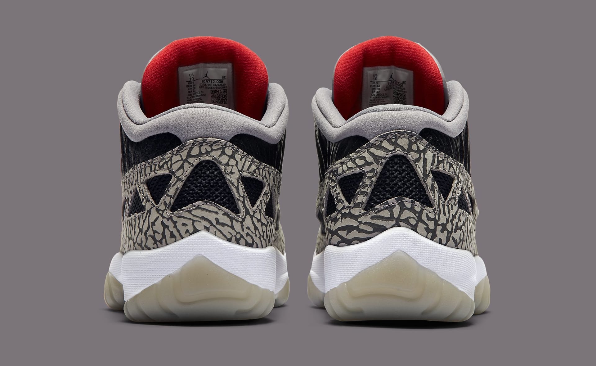 Air Jordan 11 Low Ie Black Cement Unveiled Release Info