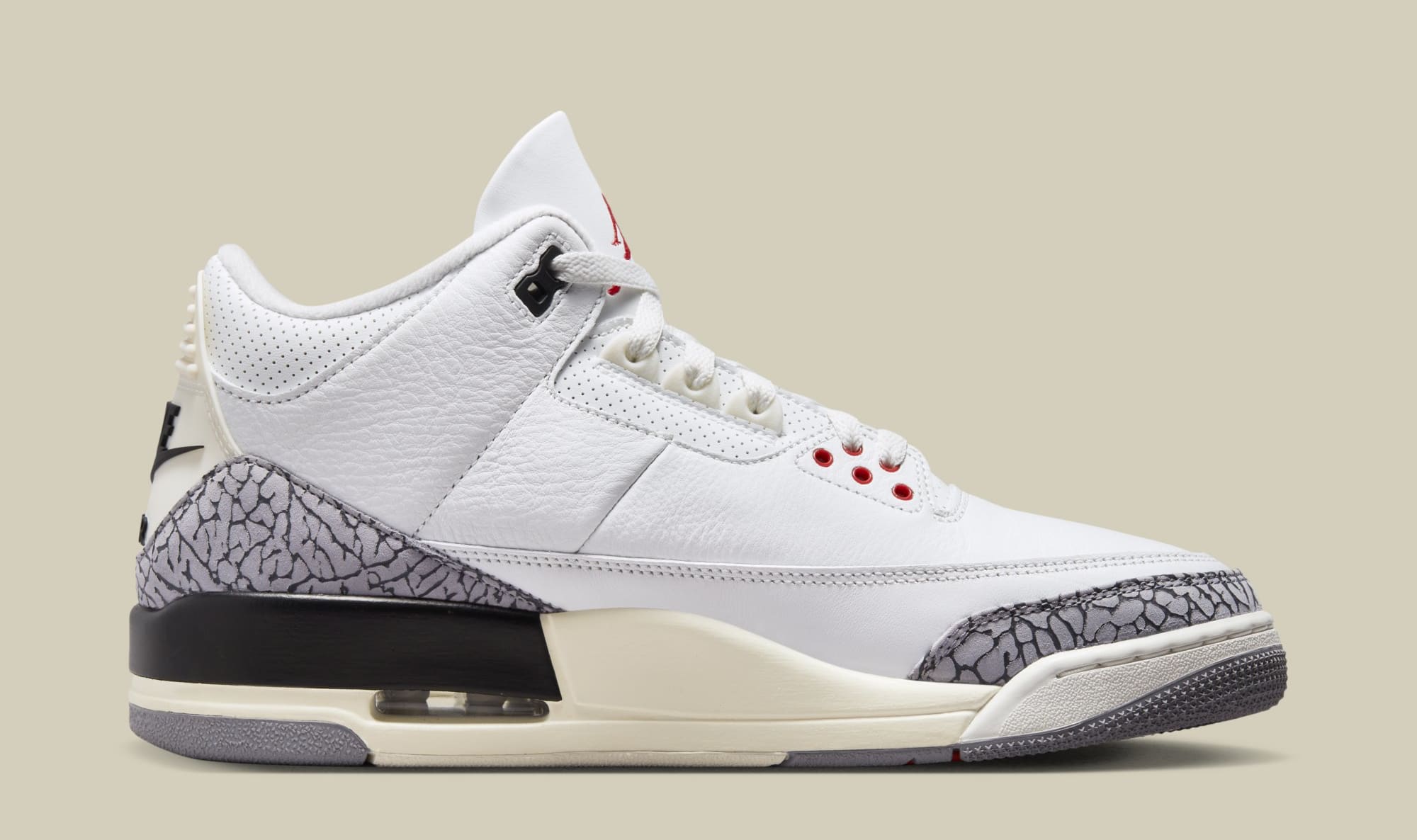 Official Look at the 2023 'White Cement' Air Jordan 3 Releasing this