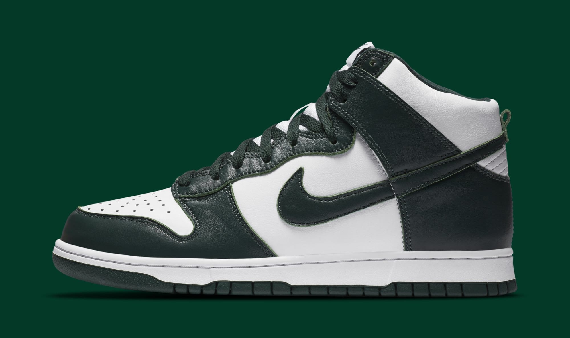 nike spartan green dunk high