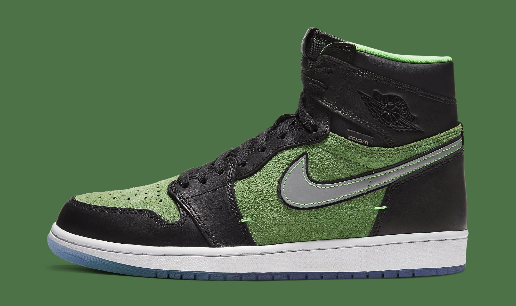 Air Jordan 1 High Zoom &quot;Rage Green&quot; Officially Revealed: Photos