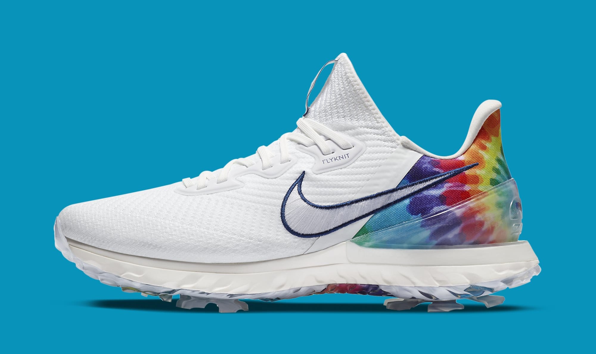 tie dye nike golf shoes