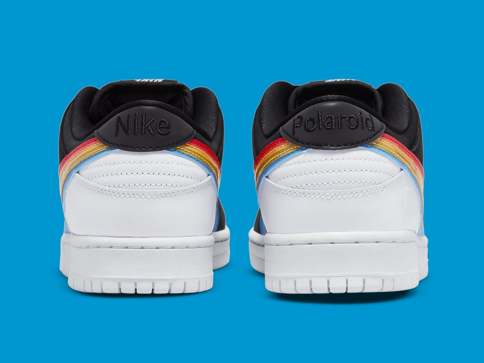 Polaroid x Nike SB Dunk Low DH7722 001 Heel