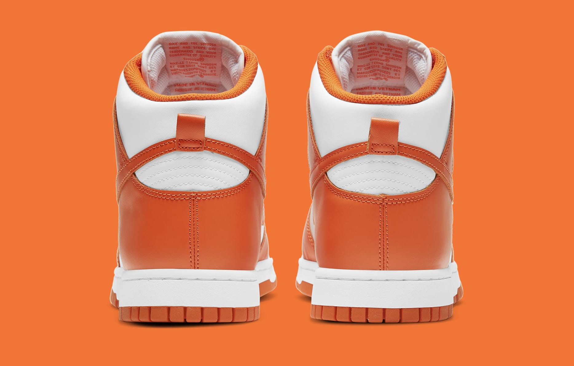 Nike Dunk High 'Syracuse' 2021 DD1399-101 Heel