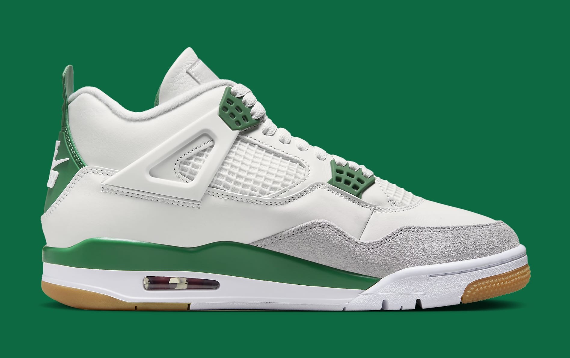 新品未使用！NIKE AIR JORDAN4SB PINE GREEN靴