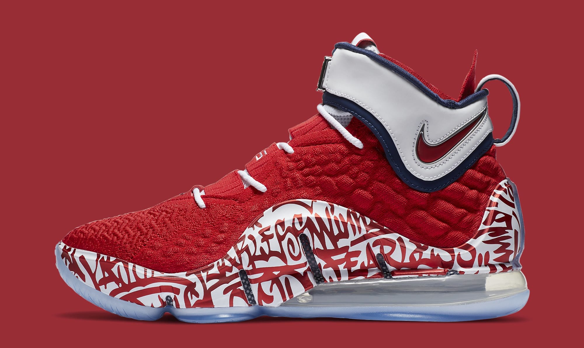 lebron 17 red graffiti