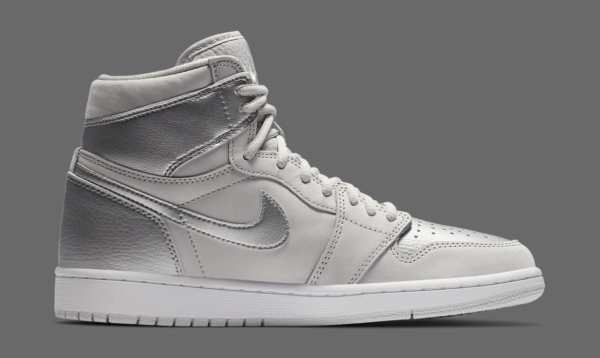 gray and silver jordan 1