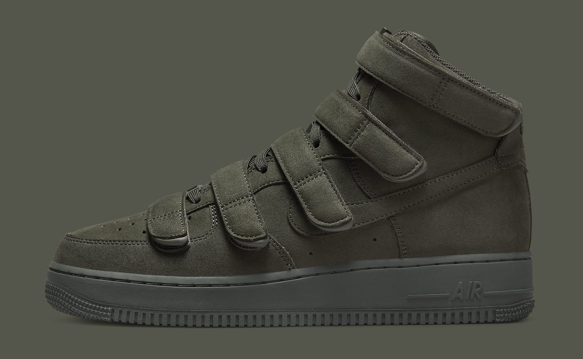 Billie Eilish x Nike Air Force 1 High 'Sequoia' DM7926 300 Lateral