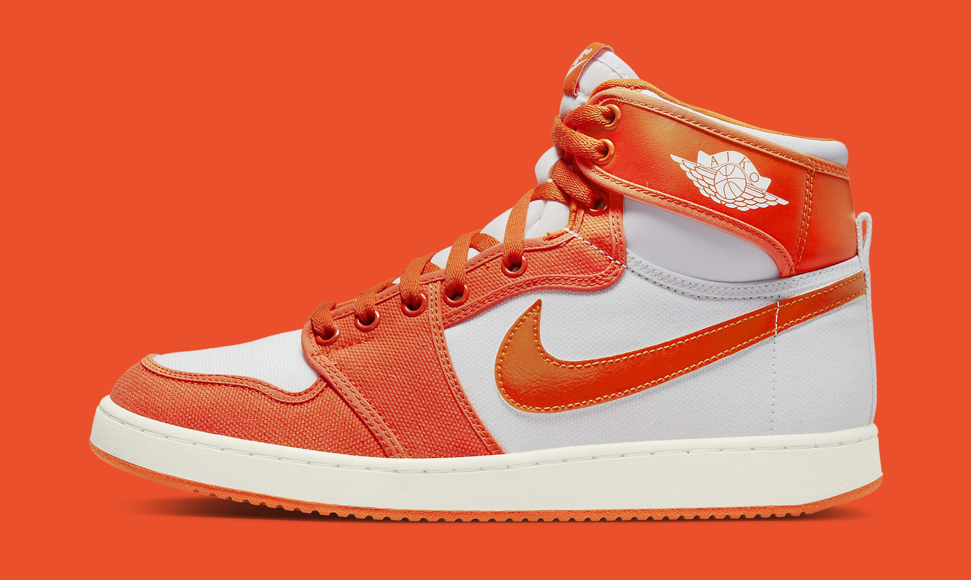 Orange air ones clearance