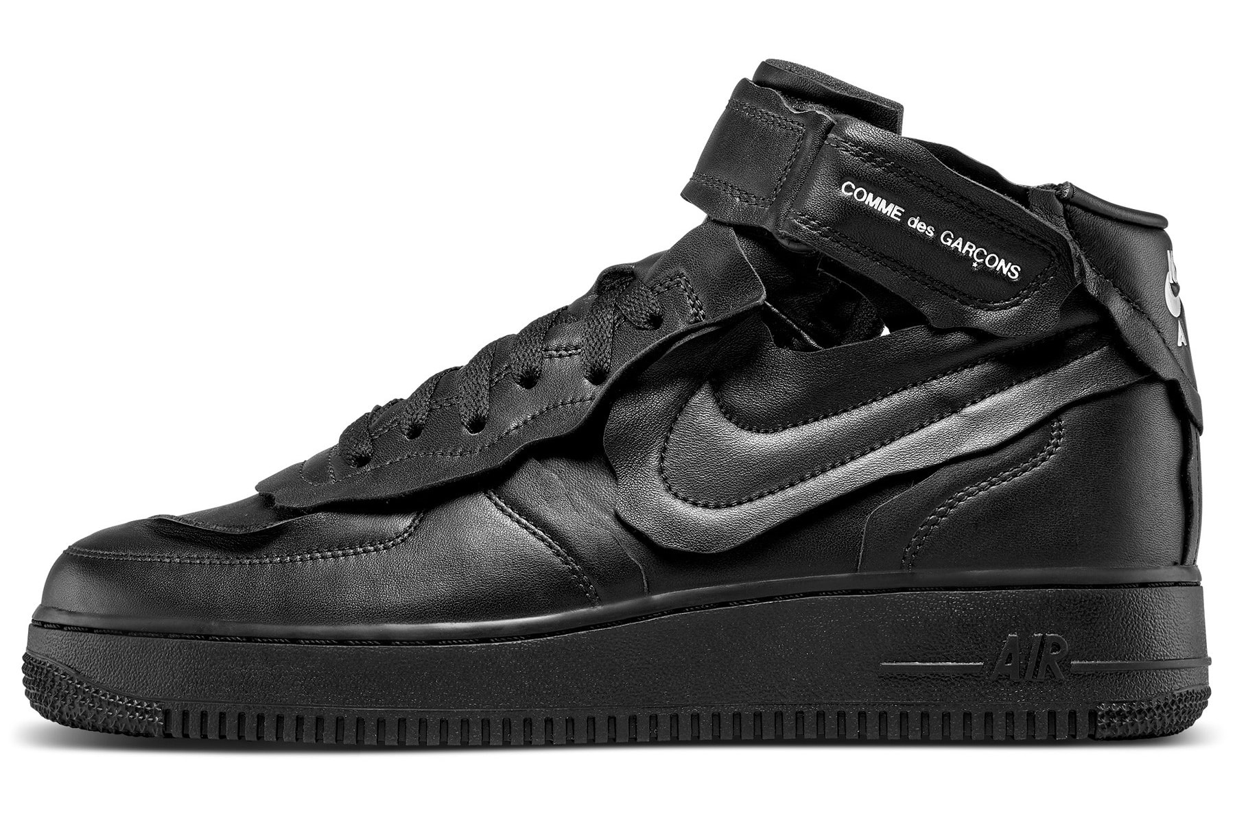 nike black air force 1 mid