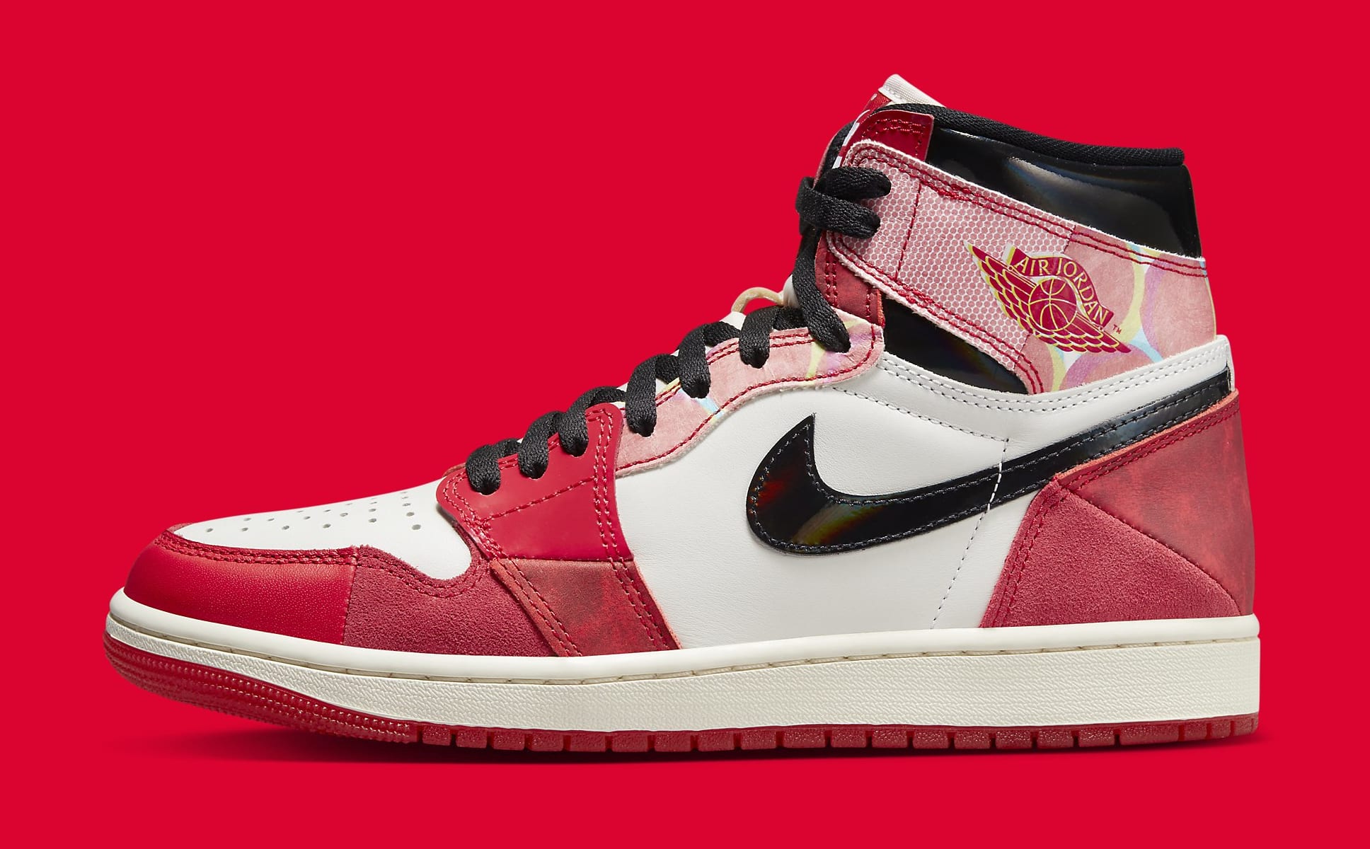 Official Look at the 'Spider Man Across the Spider Verse' Air Jordan 1