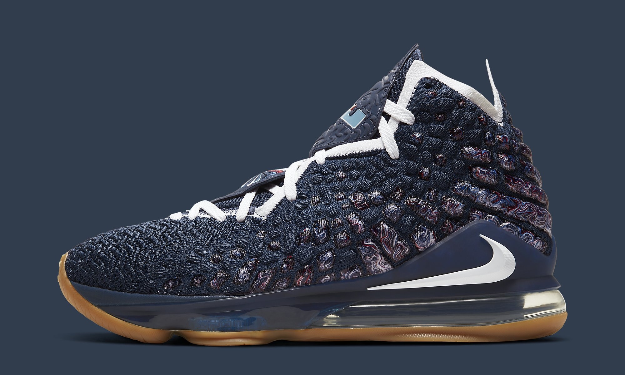 lebron 17 college navy