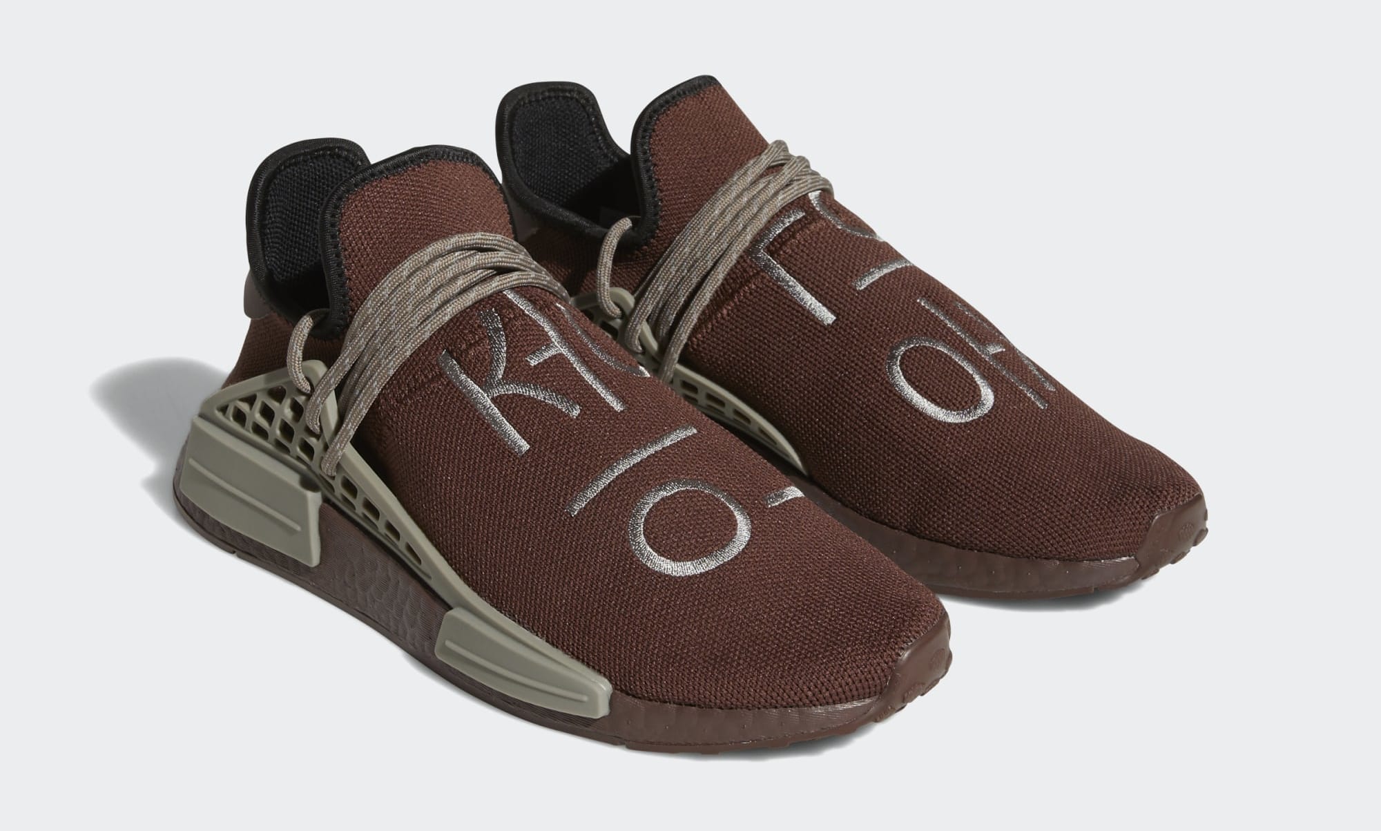 Pharrell Adidas NMD Hu Brown Release