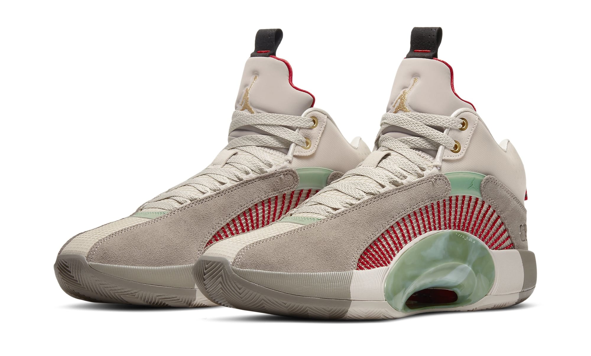 CLOT x Air Jordan 35 DD9322-200 Pair