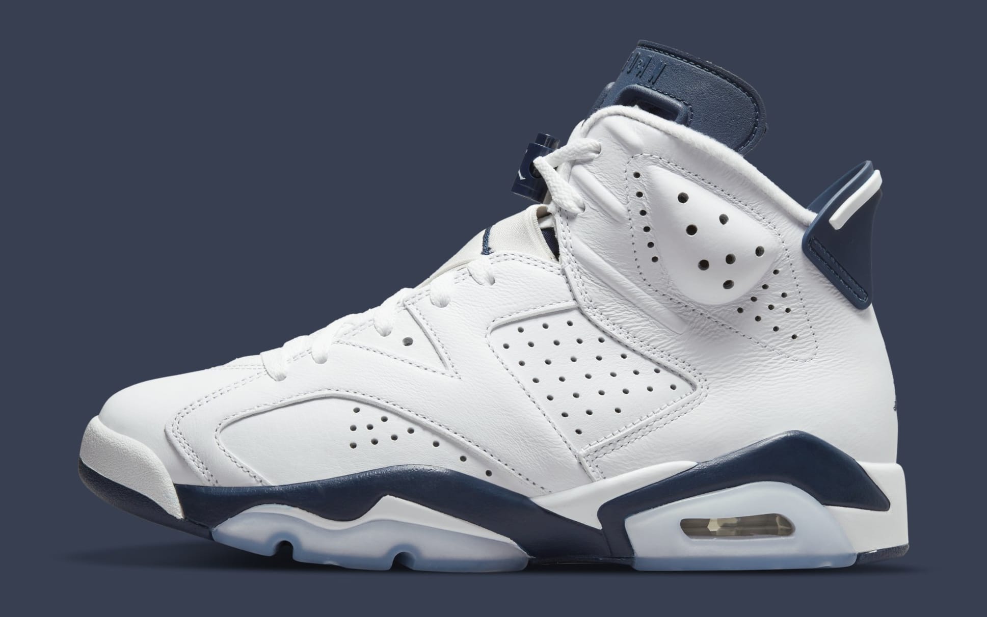 jordan 6 white and blue