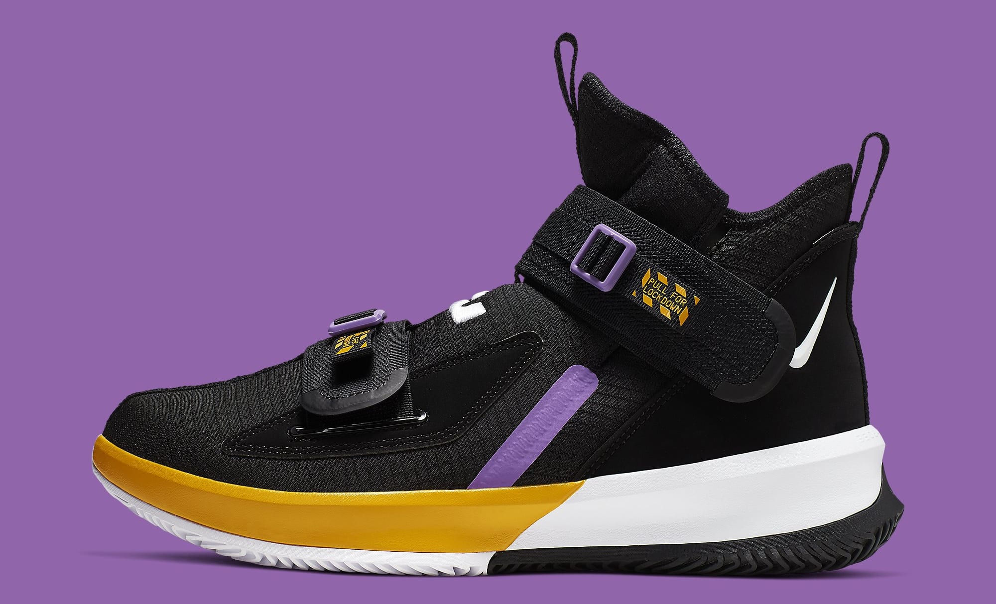 Nike Lebron Soldier 13 Lakers Release Date Ar4228 004 Pair Sole Collector