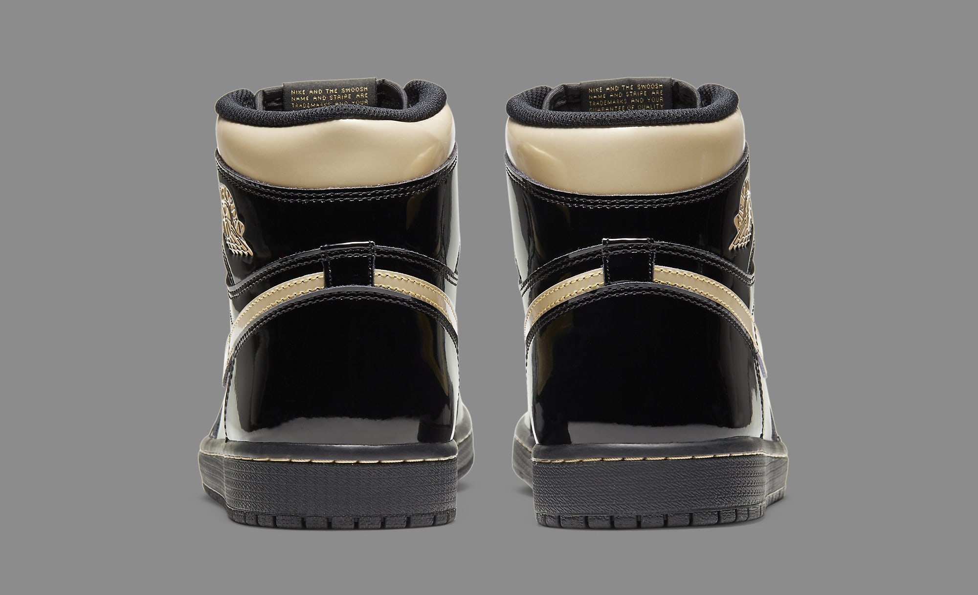Air Jordan 1 Retro High OG 'Metallic Gold' 555088-032 Heel