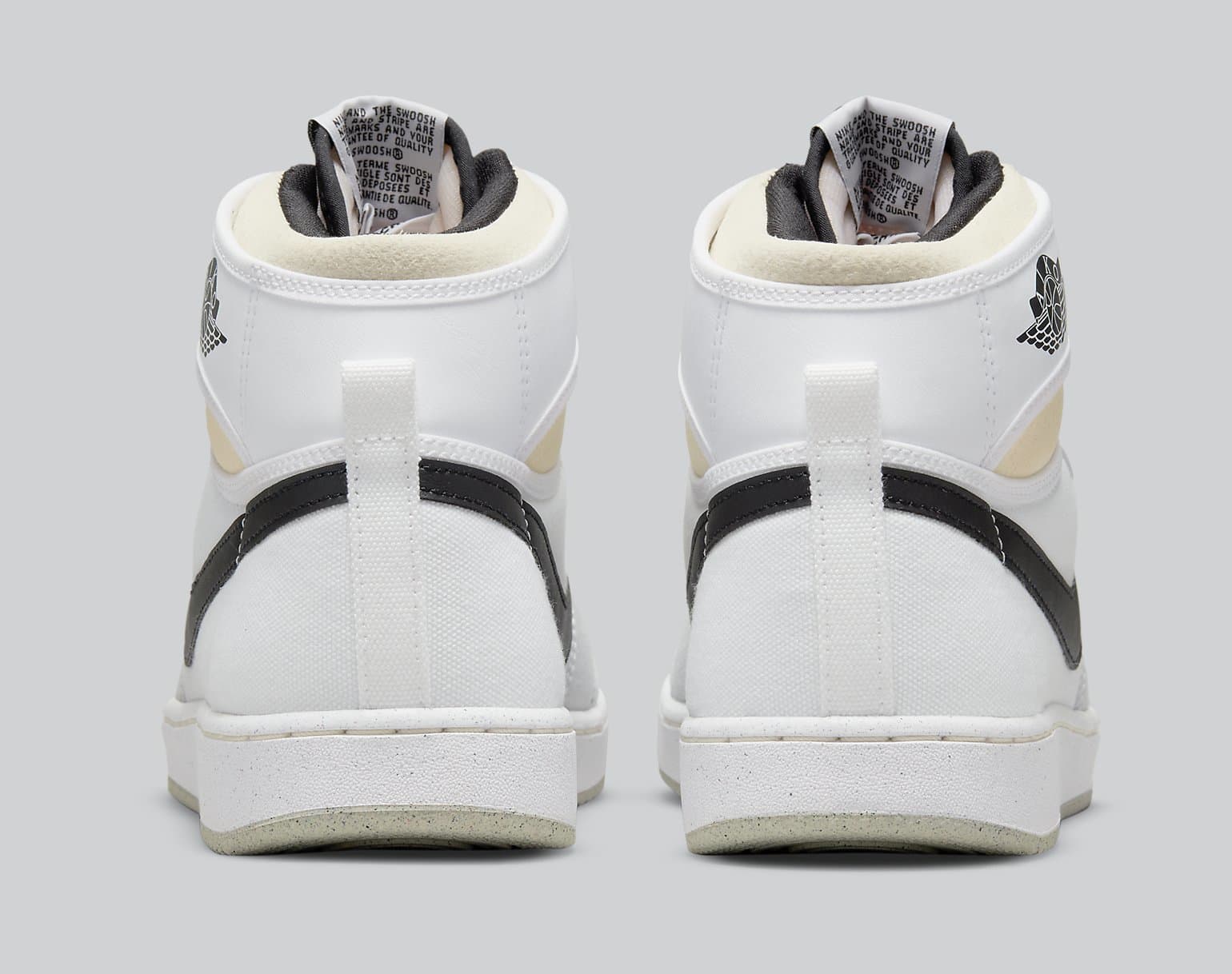 Air Jordan 1 KO 'White and Black' DO5047 100 Heel