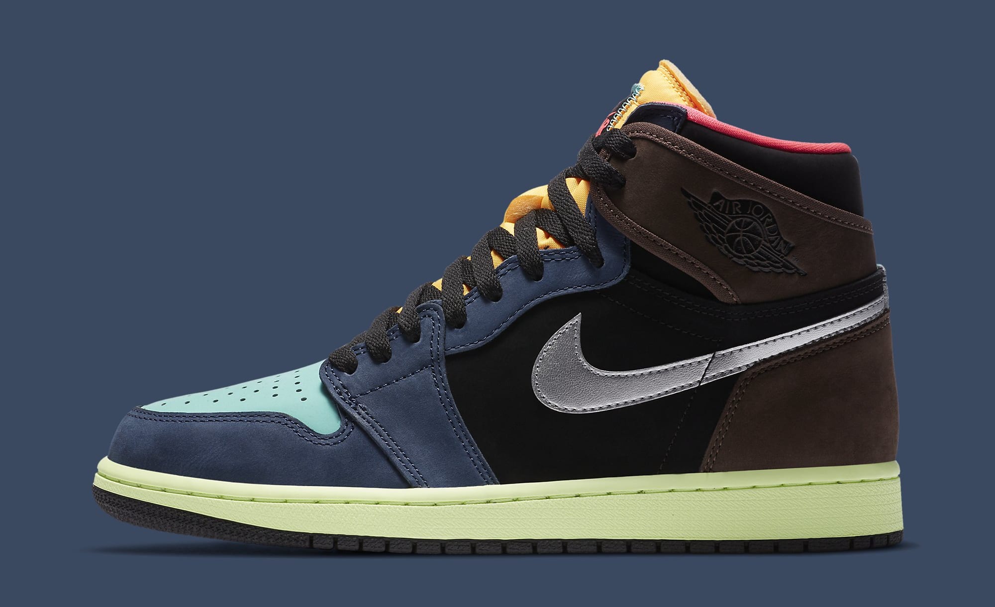 Air jordan 1 high brown blue