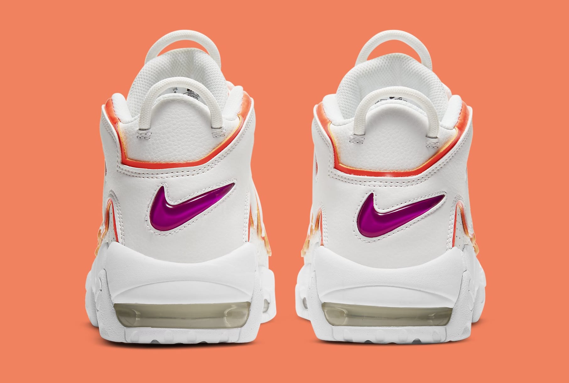 Nike Air More Uptempo 'Sunset' DH4968-100 Heel
