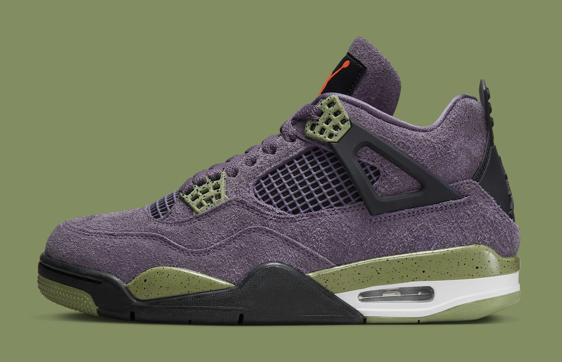 jordan 4 purple and green