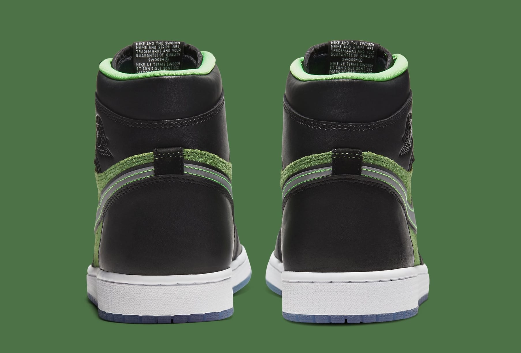 Air Jordan 1 High Zoom &quot;Rage Green&quot; Officially Revealed: Photos