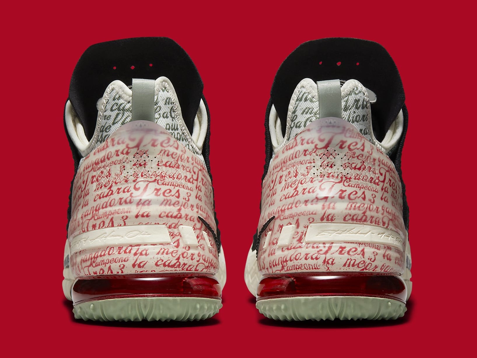 Nike LeBron 18 GOAT Diana Taurasi La Cabra Release Date CQ9283-008 Heel