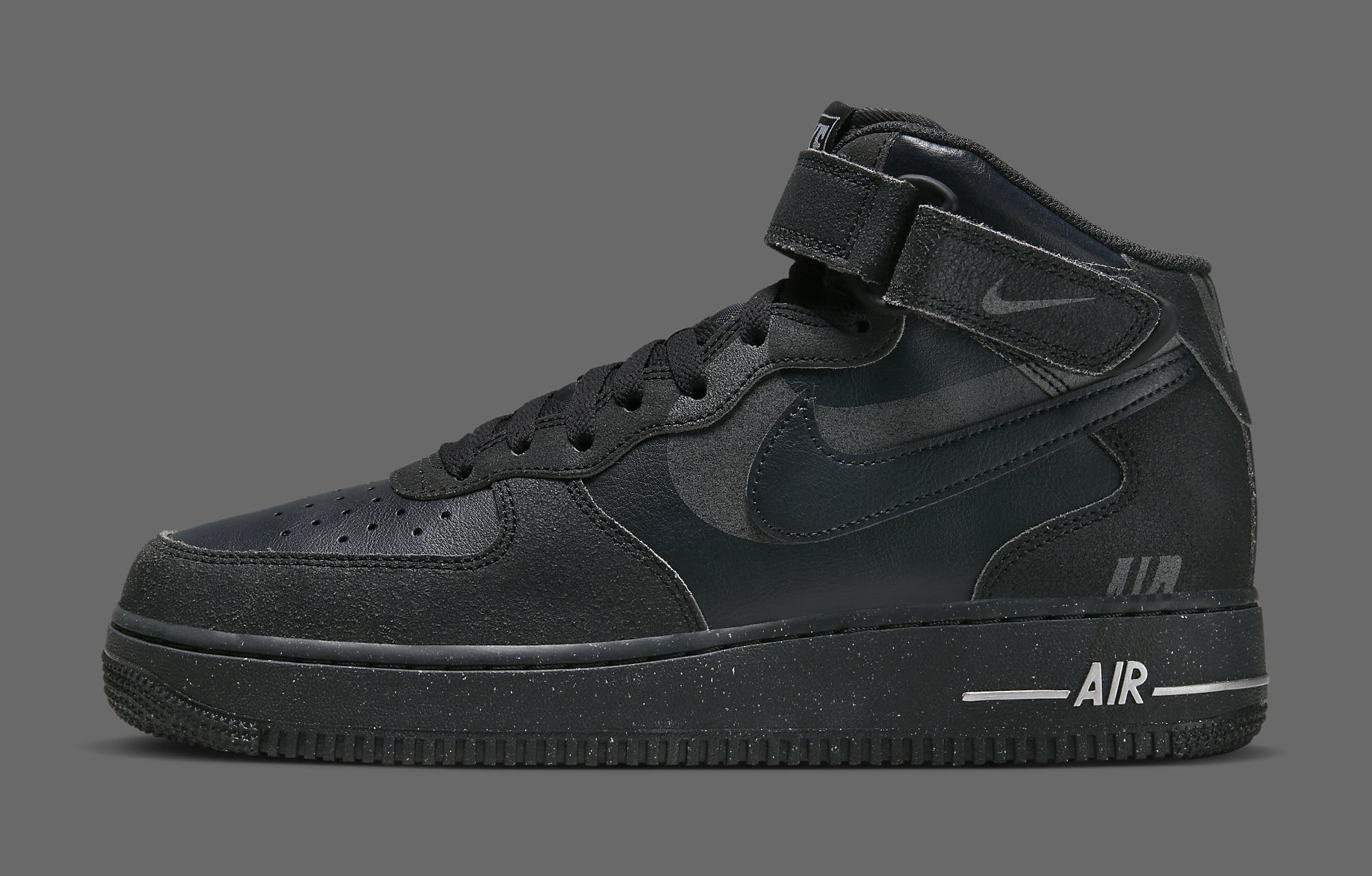 Nike Air Force 1 Mid 'Halloween' DQ7666 001 Lateral