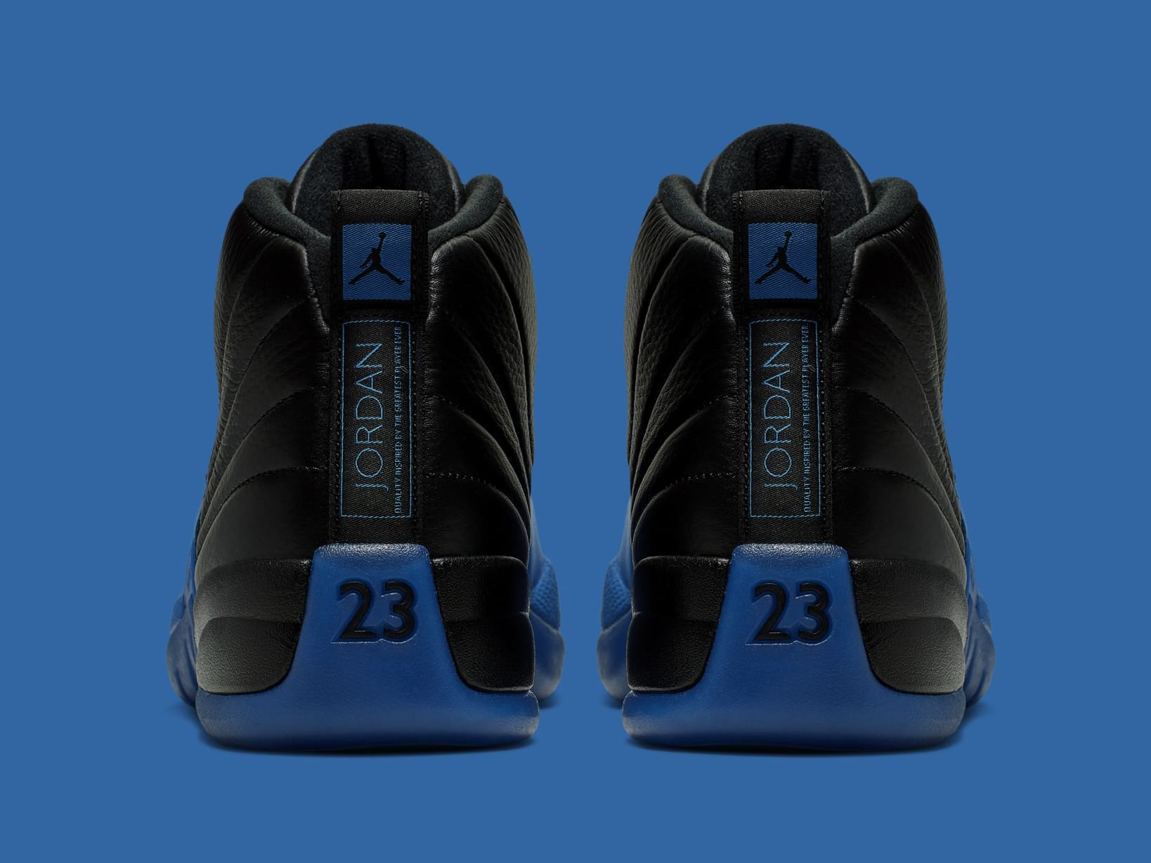 blue and black 12 jordans release date