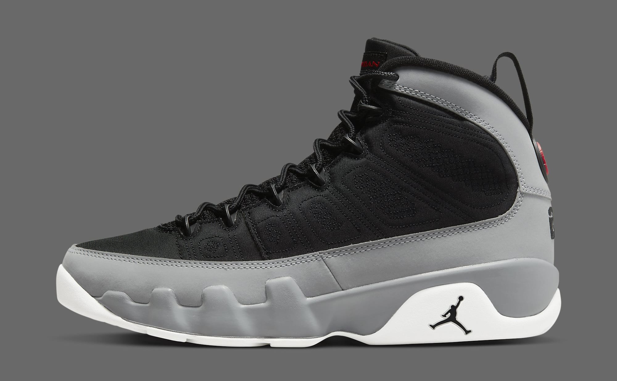 jordan 9 grey and white