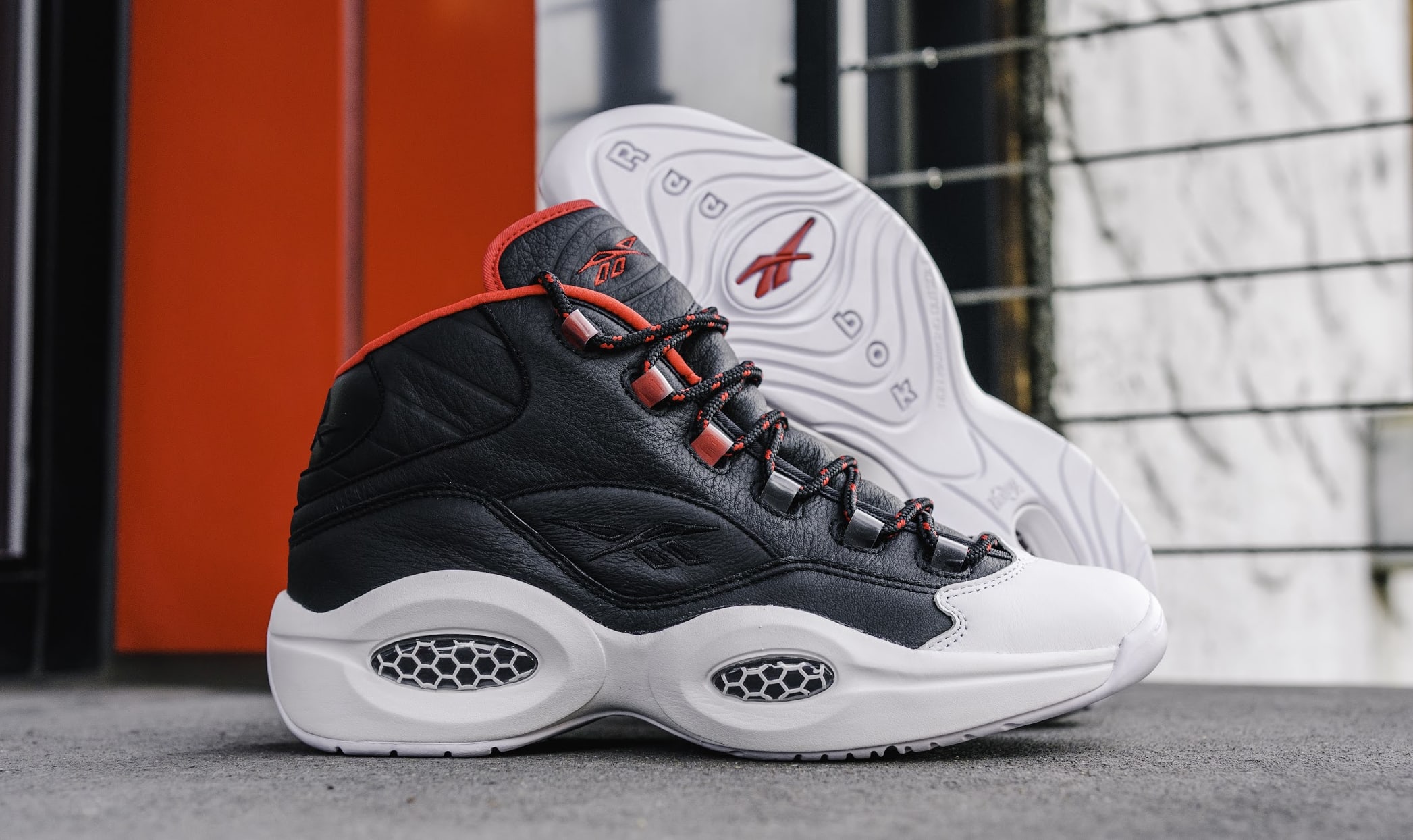 reebok question mid sneakers