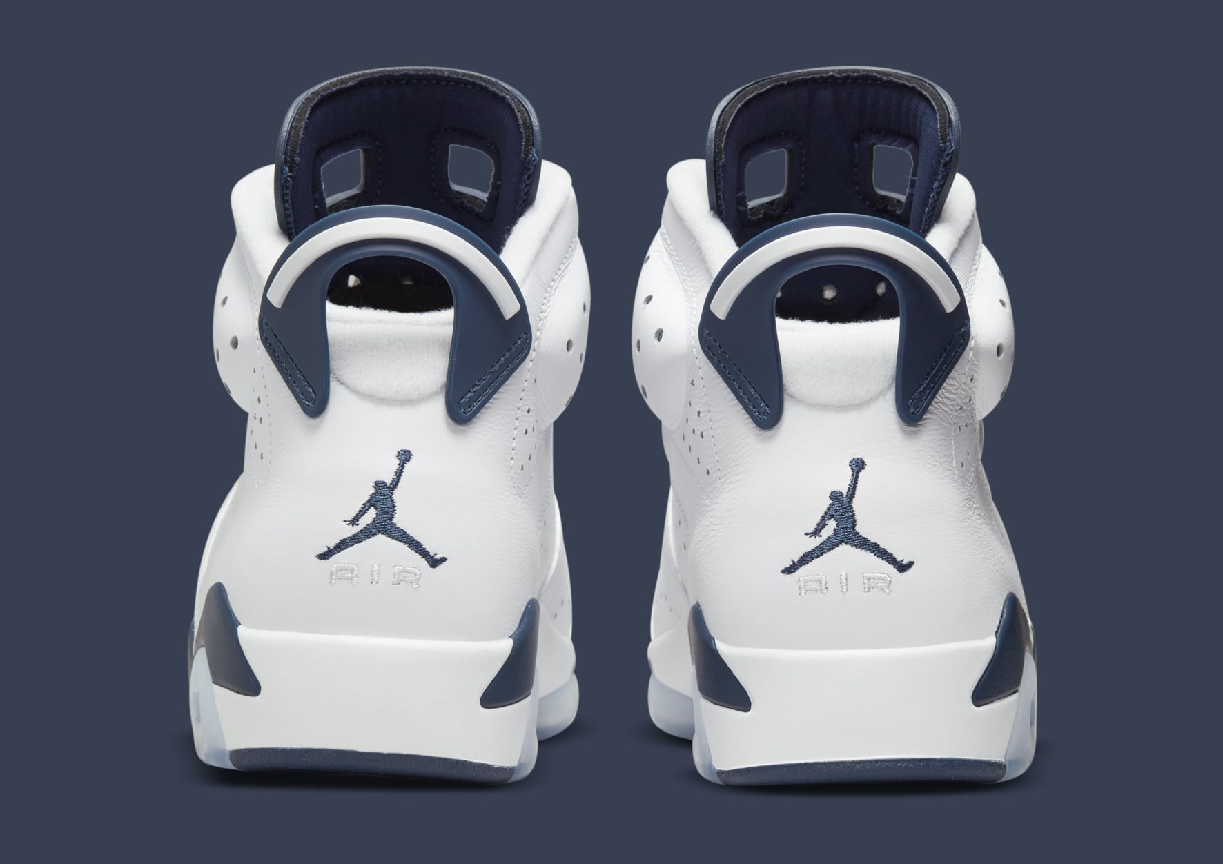 Air Jordan 6 Retro 'Midnight Navy' CT8529 141 (Heel)