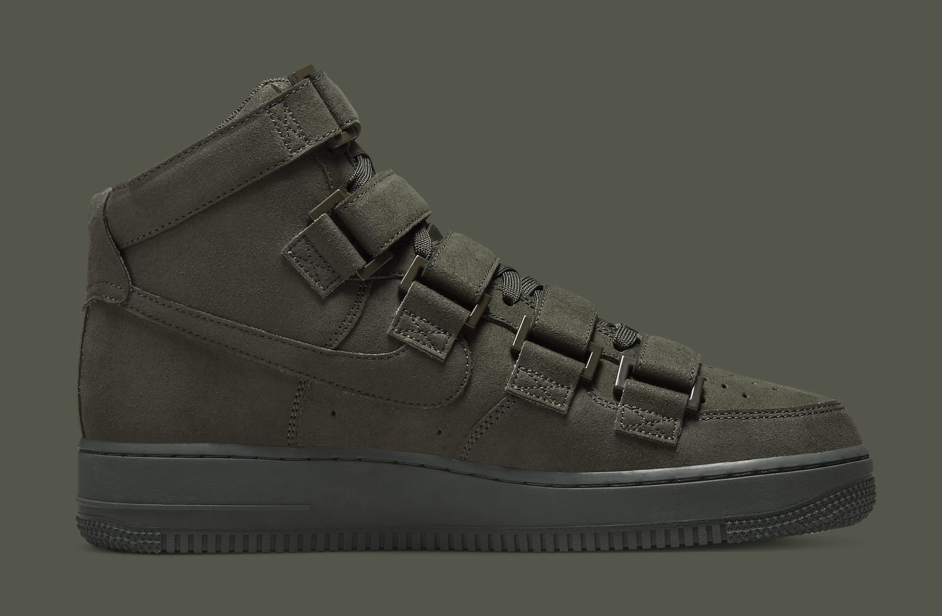 Billie Eilish x Nike Air Force 1 High 'Sequoia' DM7926 300 Medial
