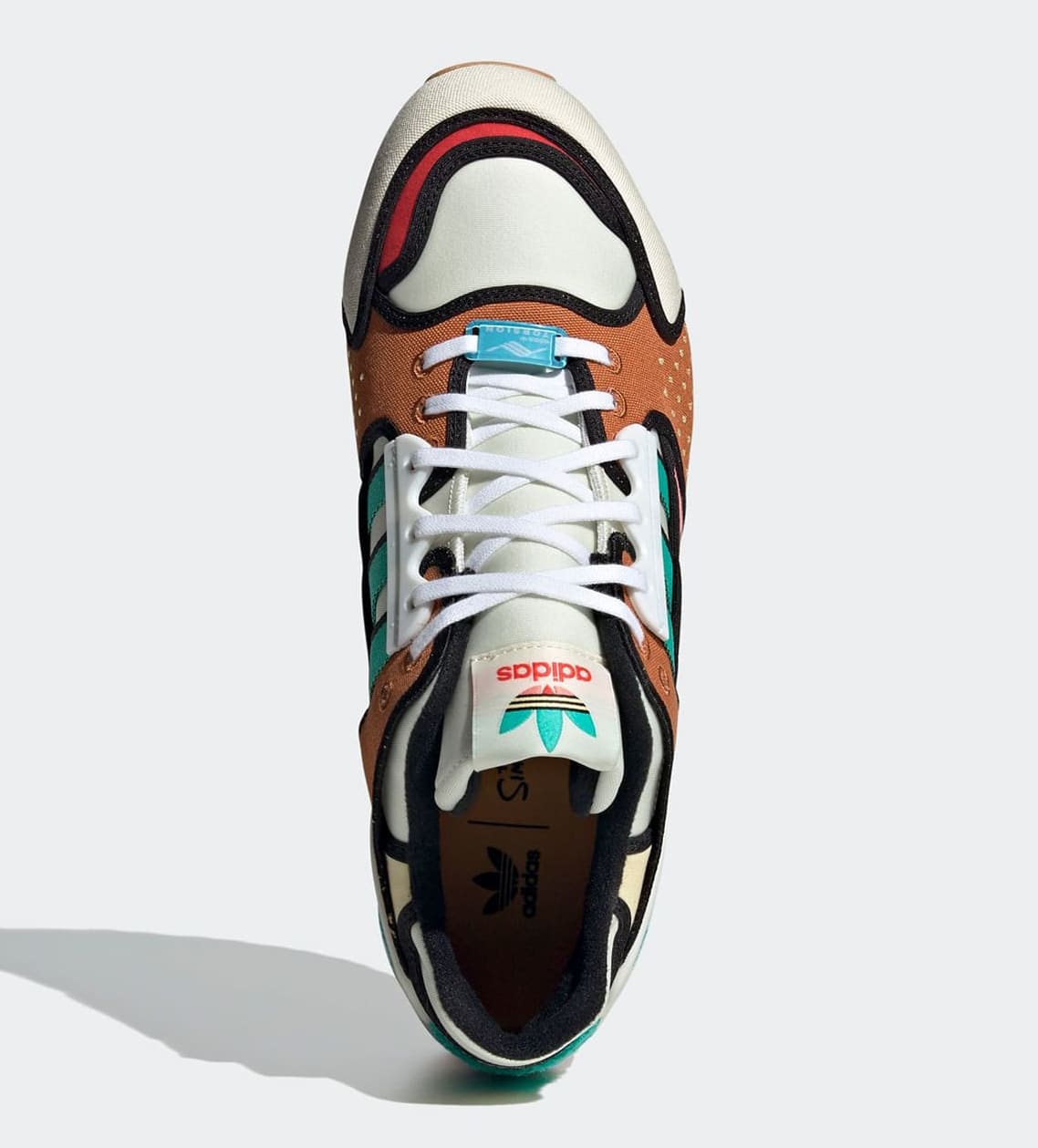 The Simpsons x Adidas ZX 10000 'Krusty Burger' H05783 Top