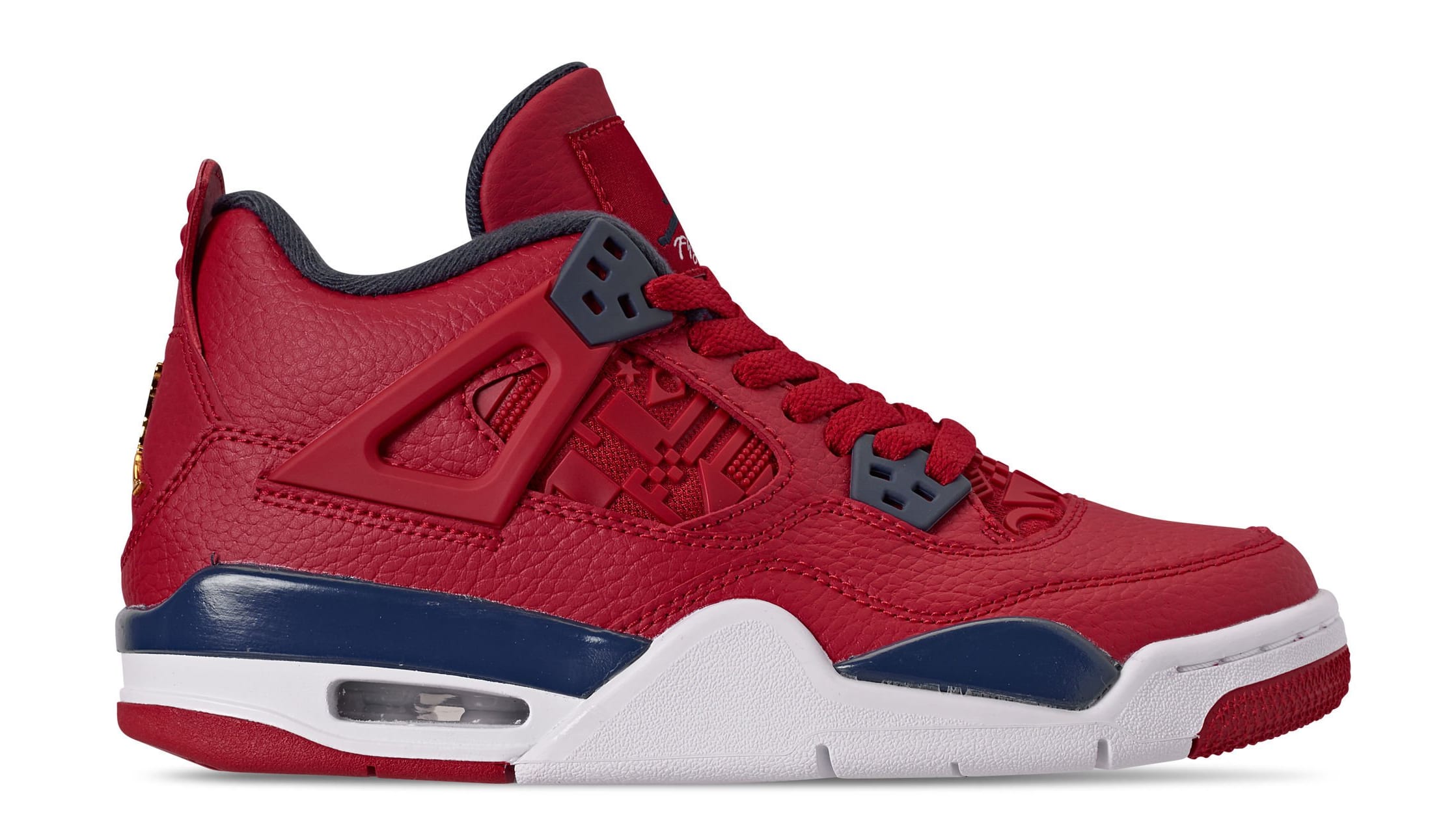 red white and blue jordan 4