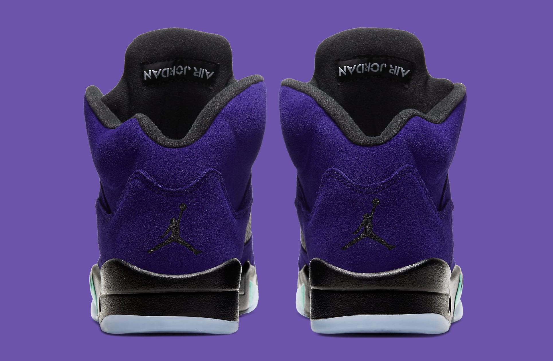 grape five jordans