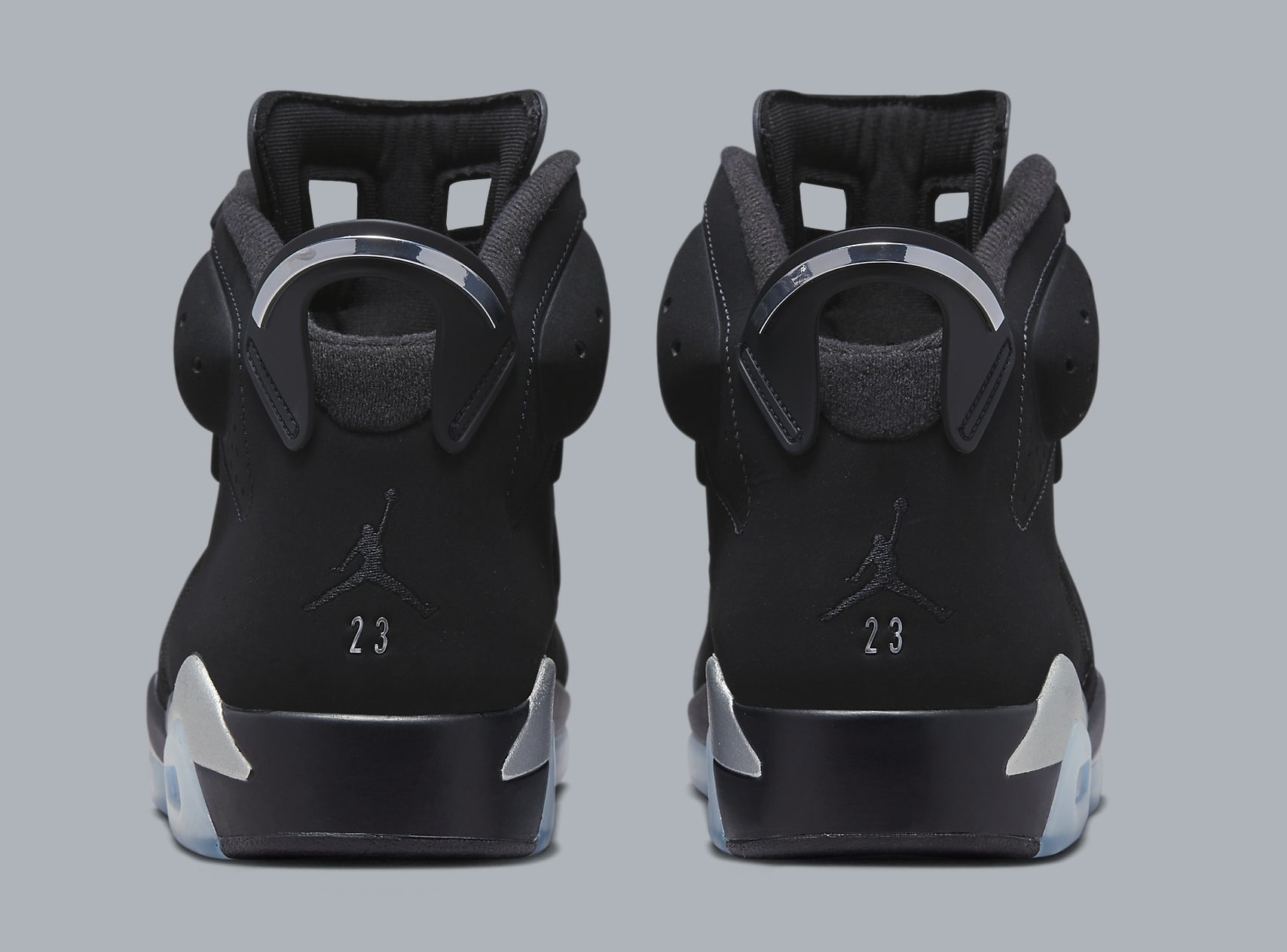 Air Jordan 6 Retro 'Chrome' DX2836 001 Heel
