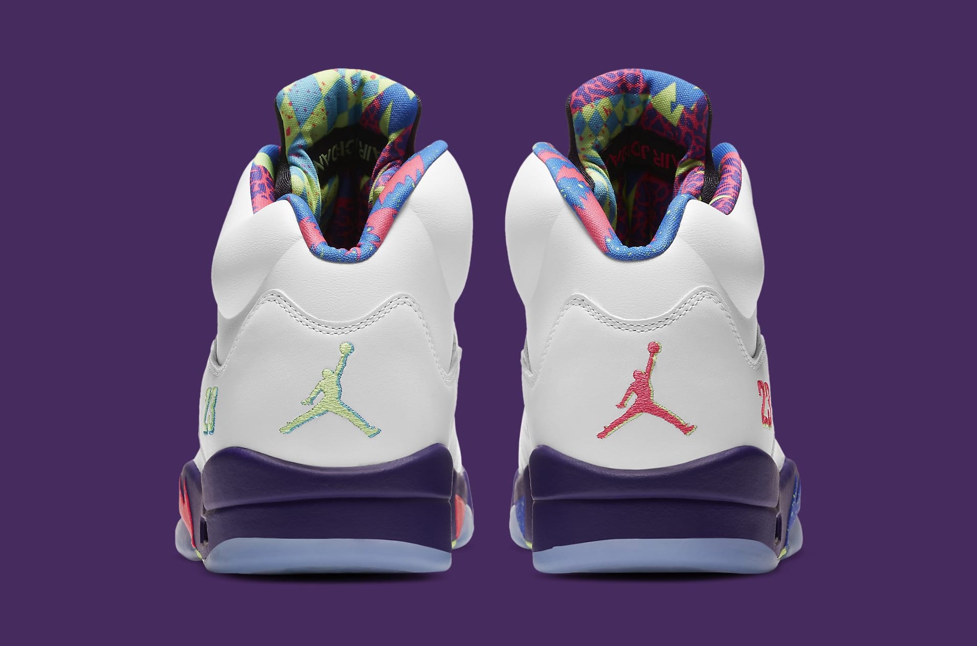 jordan 5 white green pink