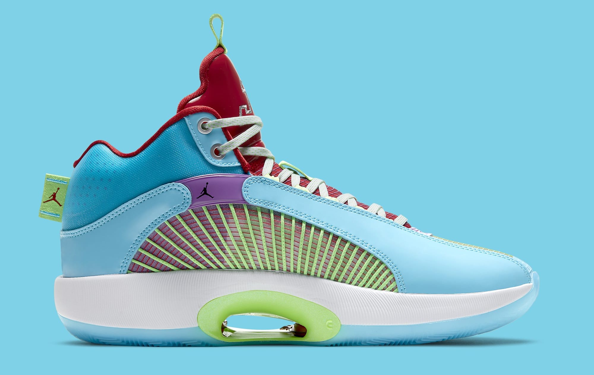 Jayson Tatum Air Jordan 35 PE 'Greatest Gift' DD3669-400 Medial