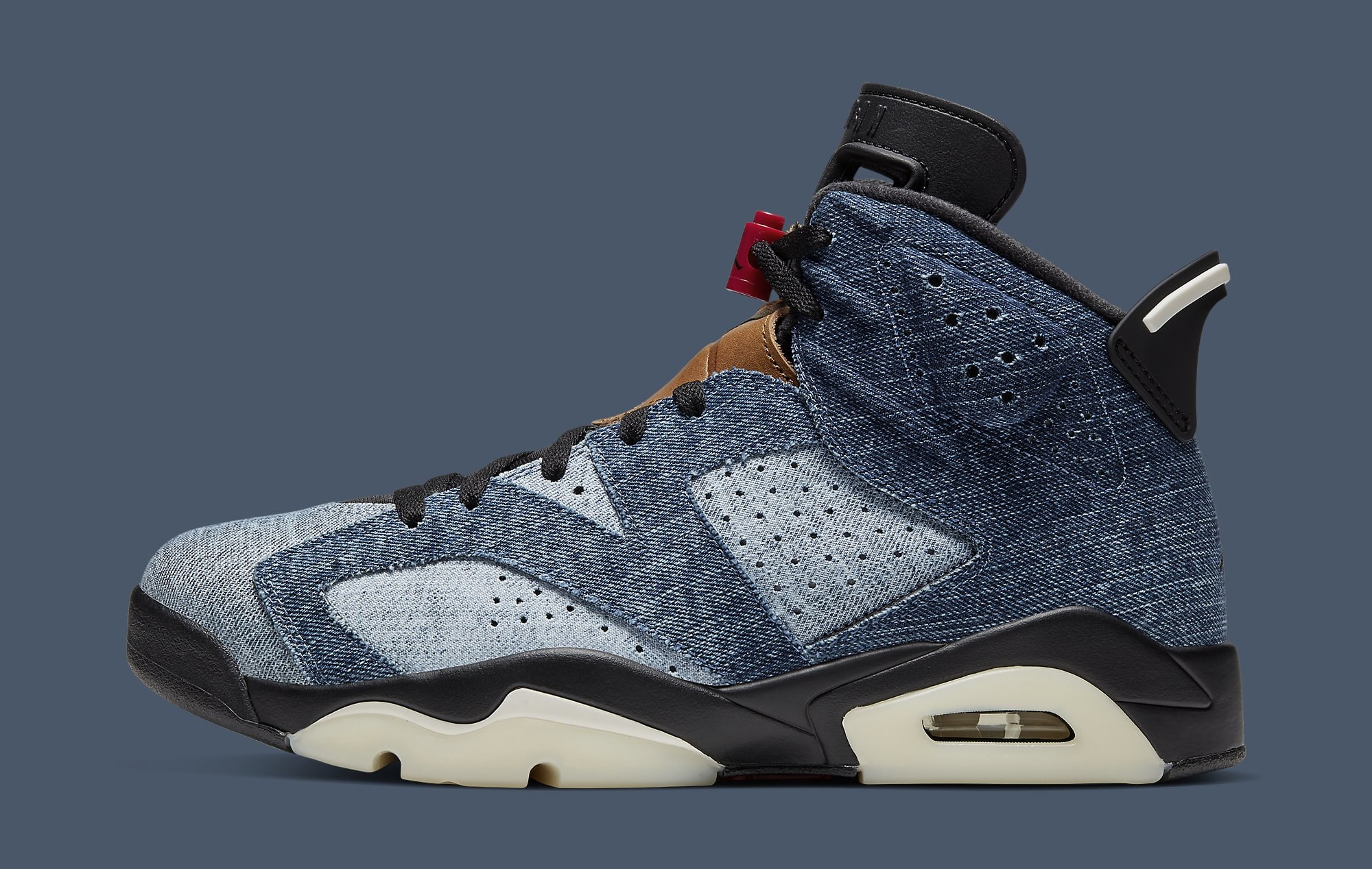 denim air jordans