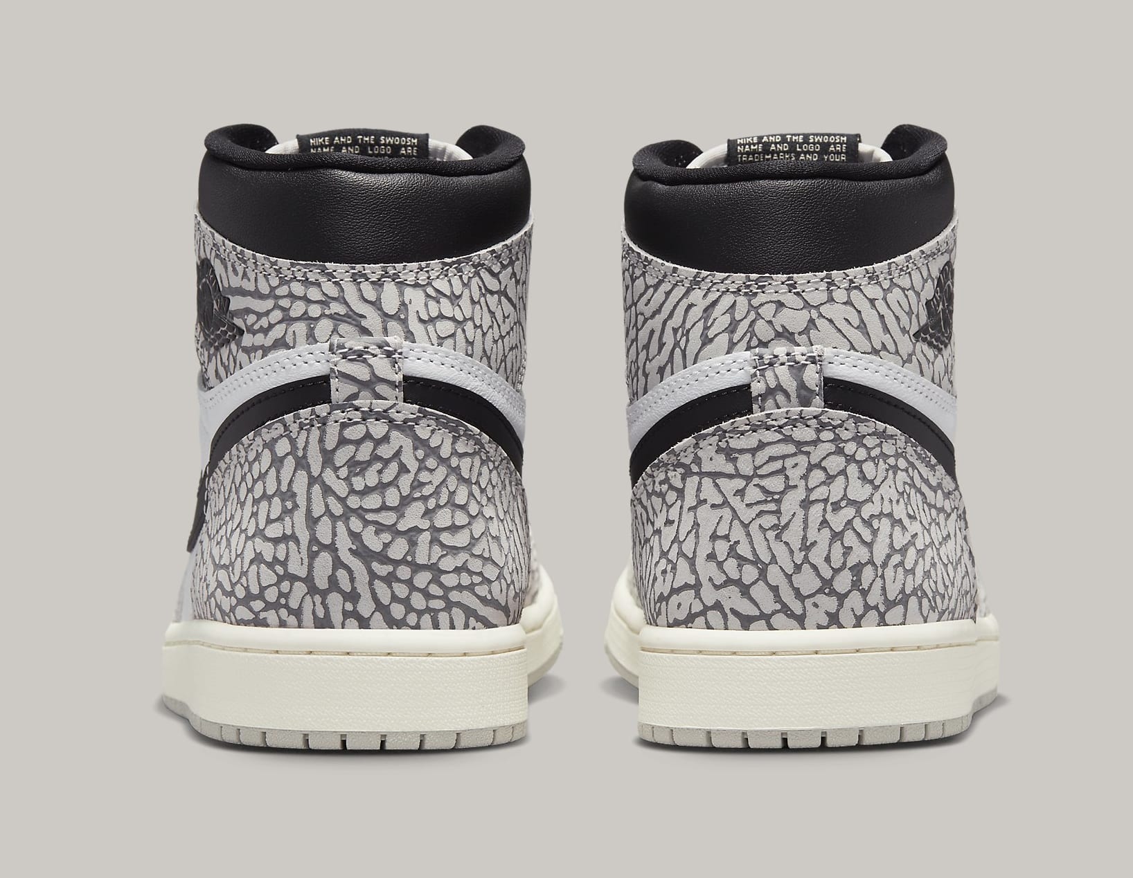 Air Jordan 1 High 'White Cement' DZ5485 052 Heel