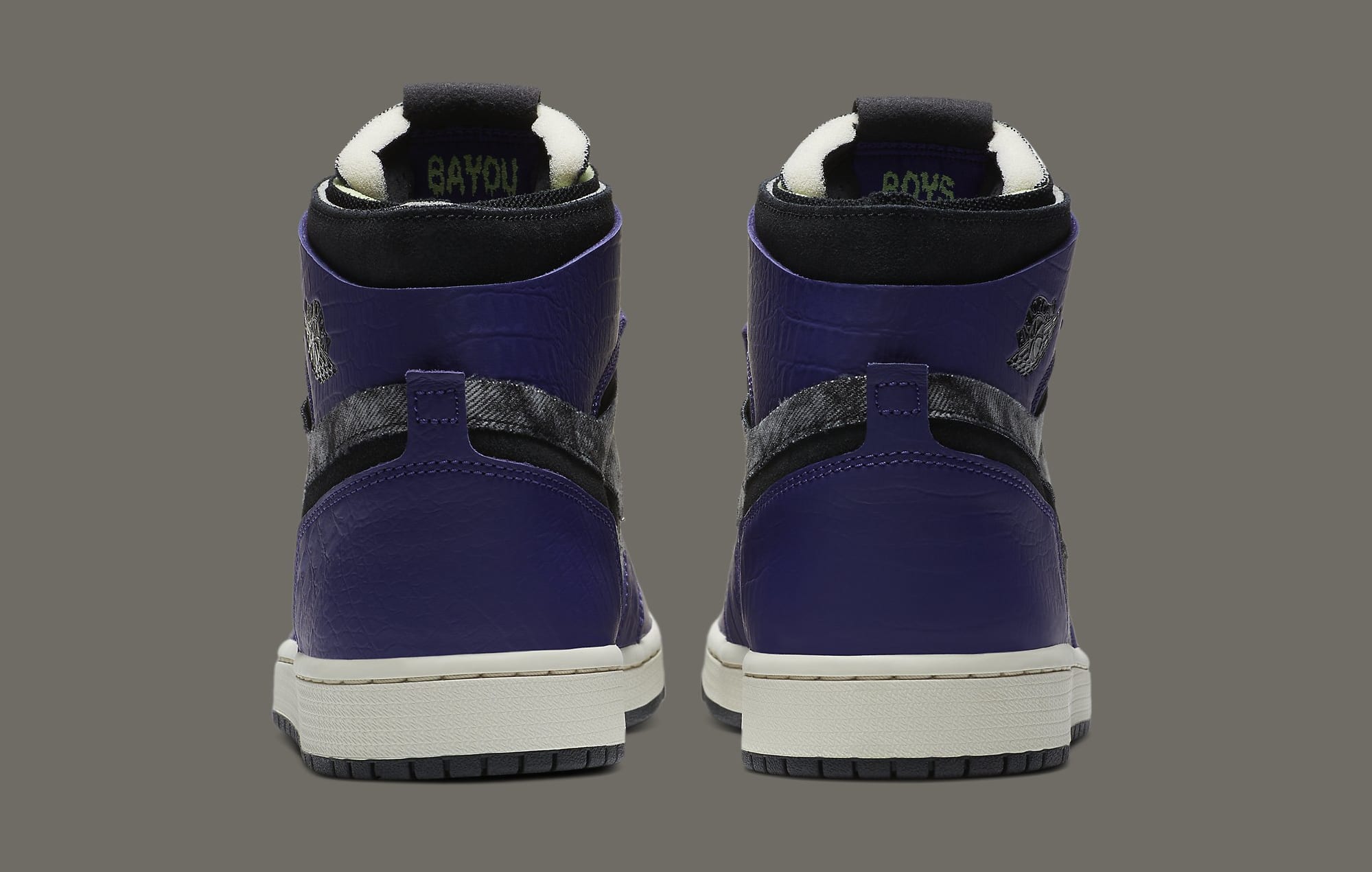 Air Jordan 1 Zoom CMFT 'Bayou Boys' DC2133-500 Heel