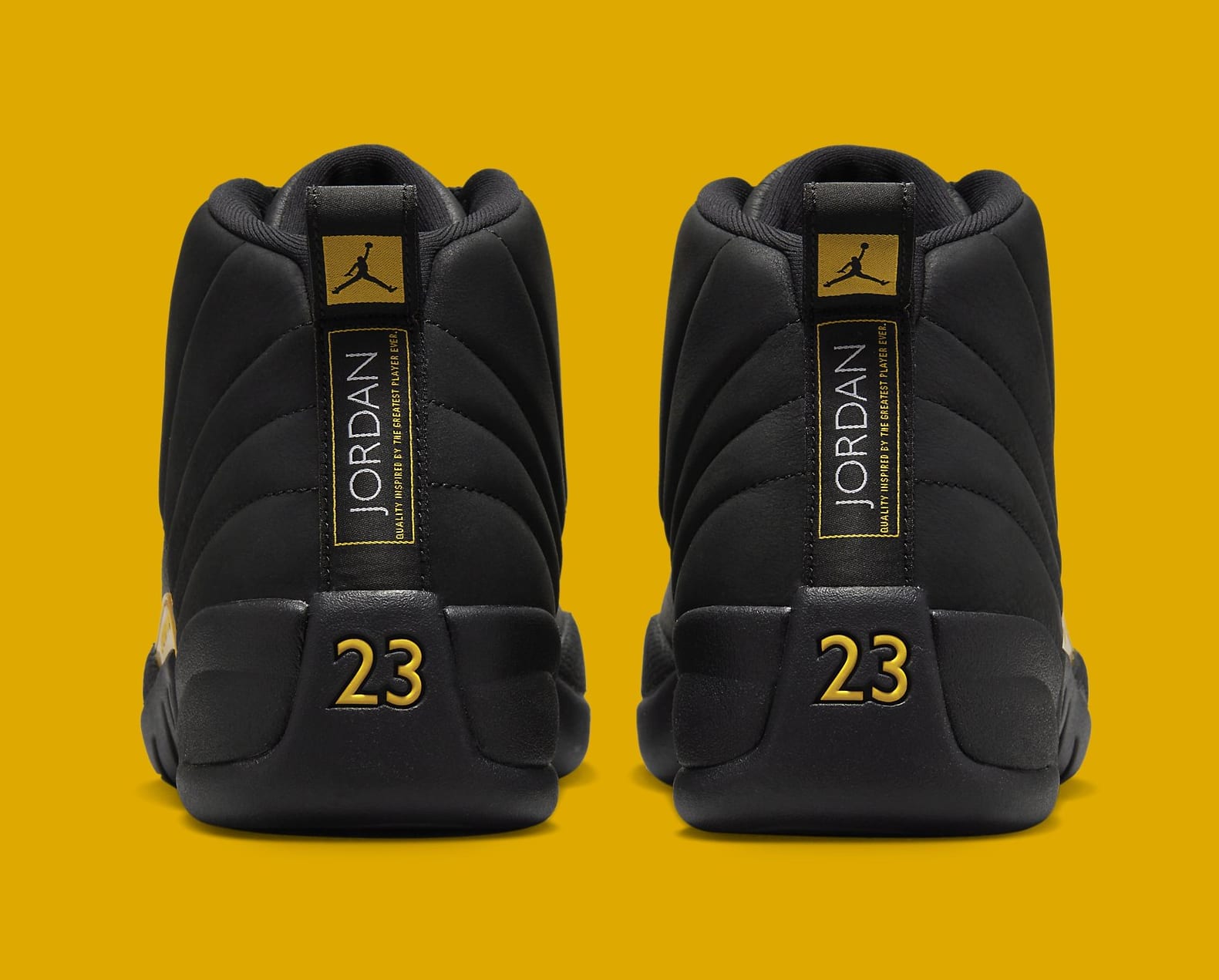 women's jordan 12 black taxi