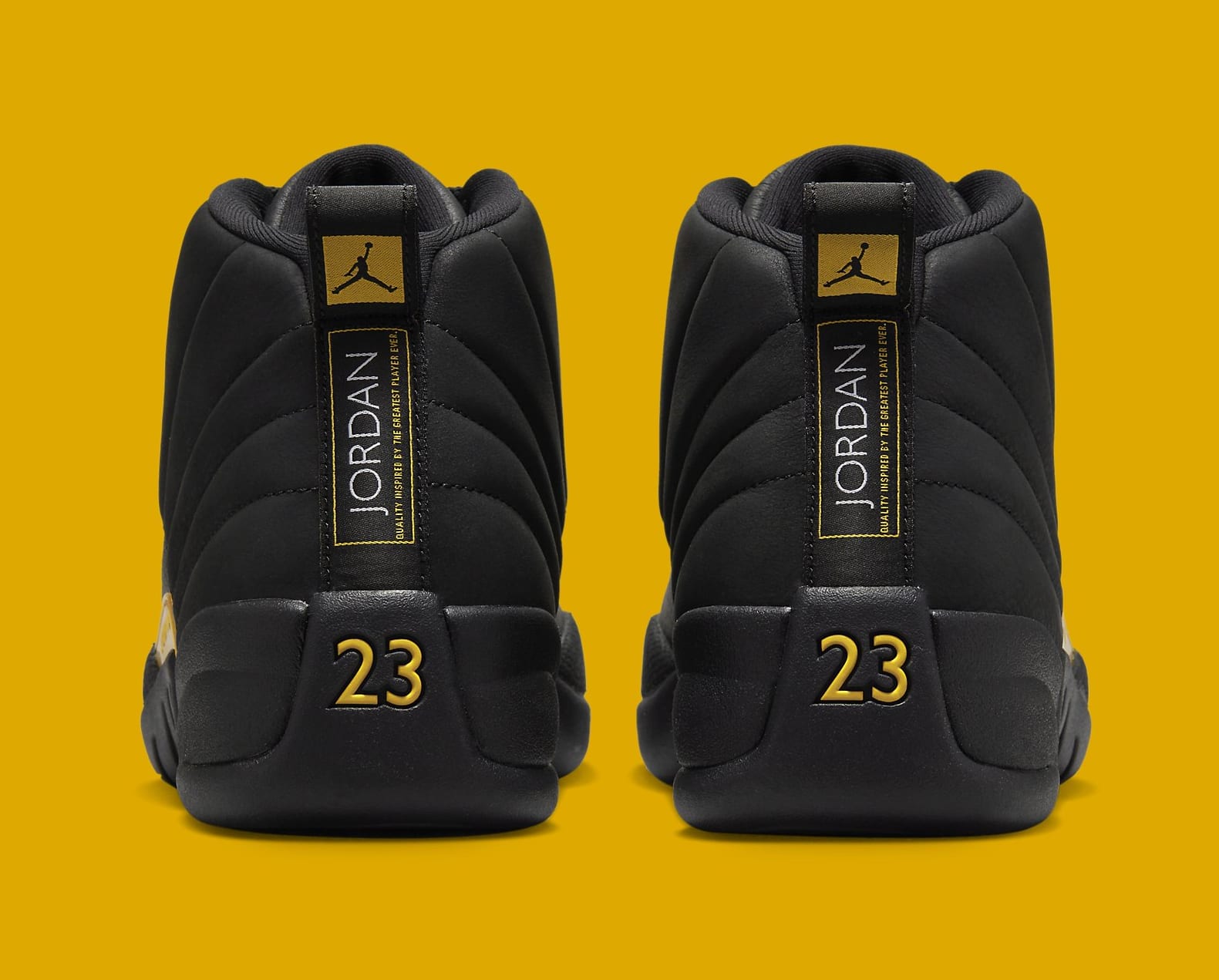 jordan 23 black and yellow