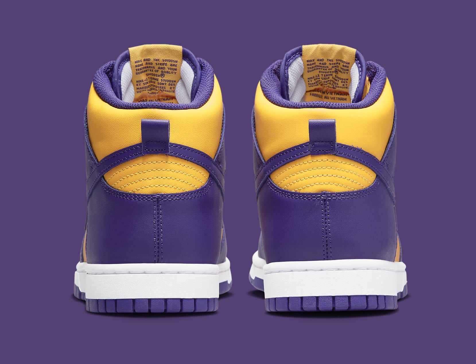 Nike Dunk High 'Court Purple' DD1399 500 Heel