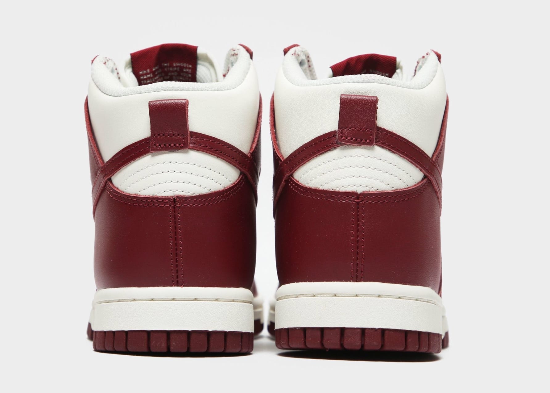 Nike Dunk High Women's 'Team Red' DD1869-101 Heel