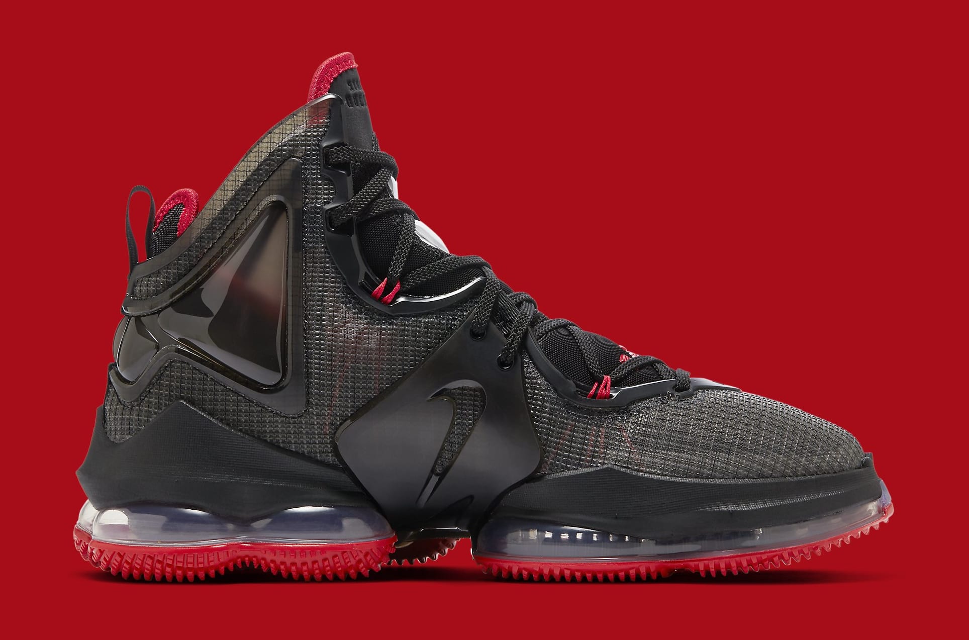 lebron 19 black and red