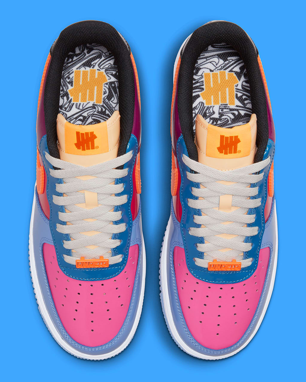 Undefeated x Nike Air Force 1 Low Multicolor Release Date | Sole 