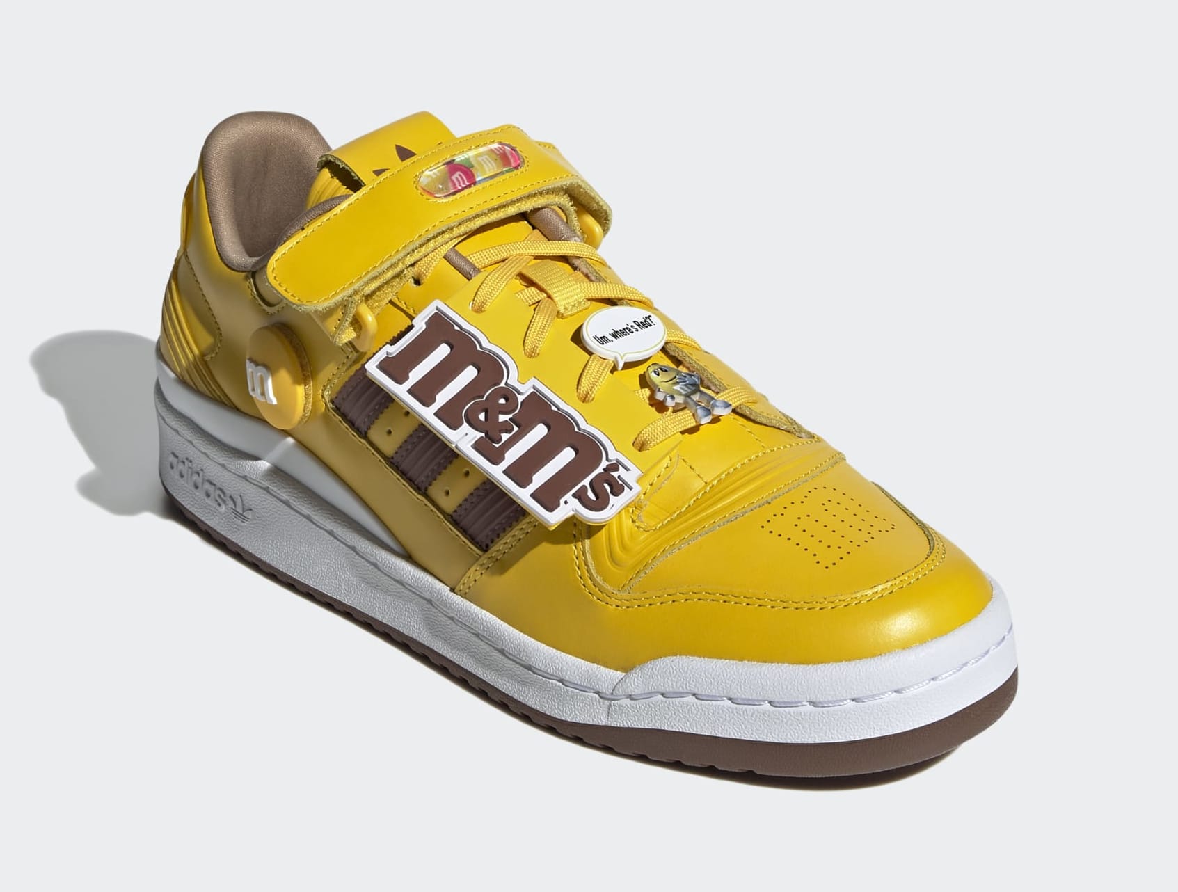 M&M's x Adidas Forum Low Yellow/Brown GY1179 Front