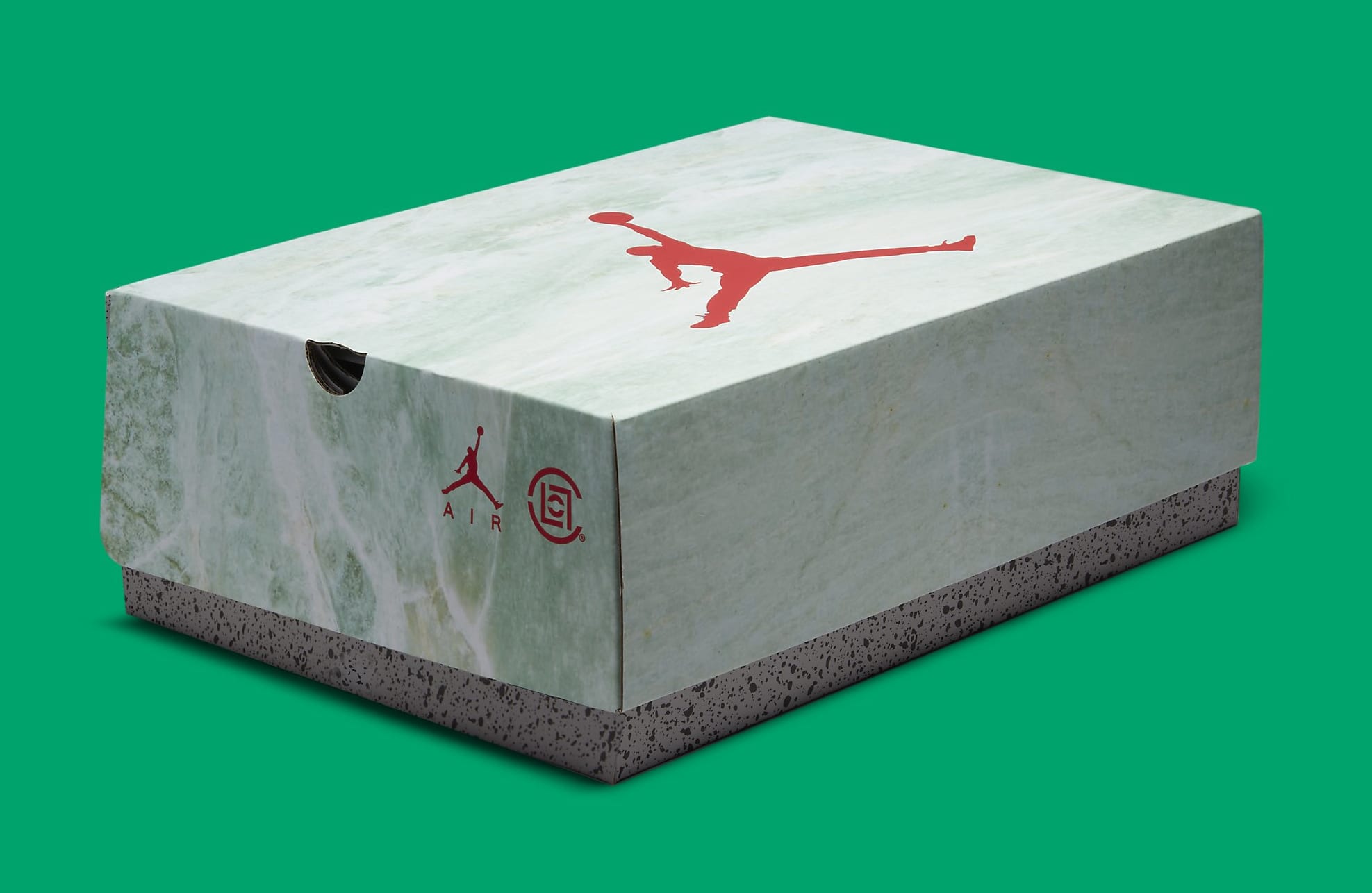 Clot x Air Jordan 5 Low 'Jade' DM4640 036 Box
