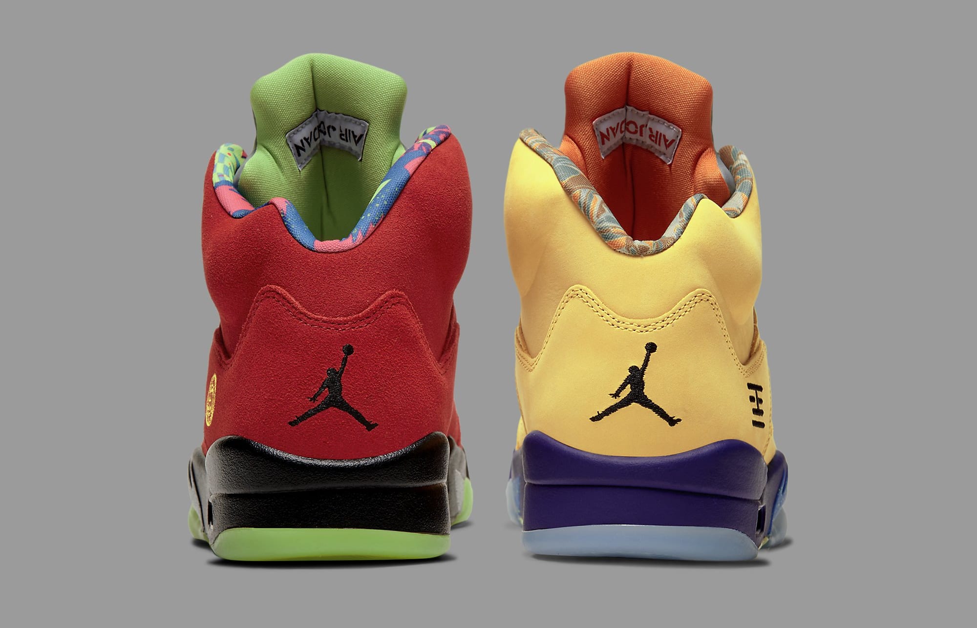 new jordan 5s red and yellow